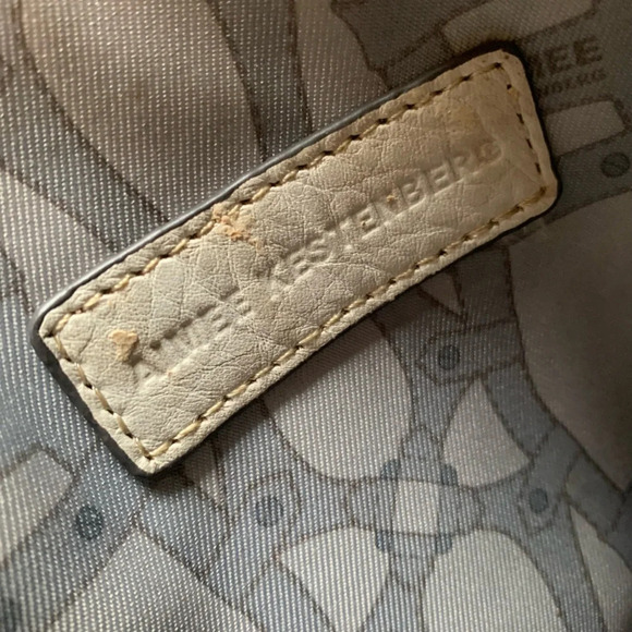 Aimee Kestenberg Sorrento Crossbody Bag - leather white cream purse - Picture 13 of 13